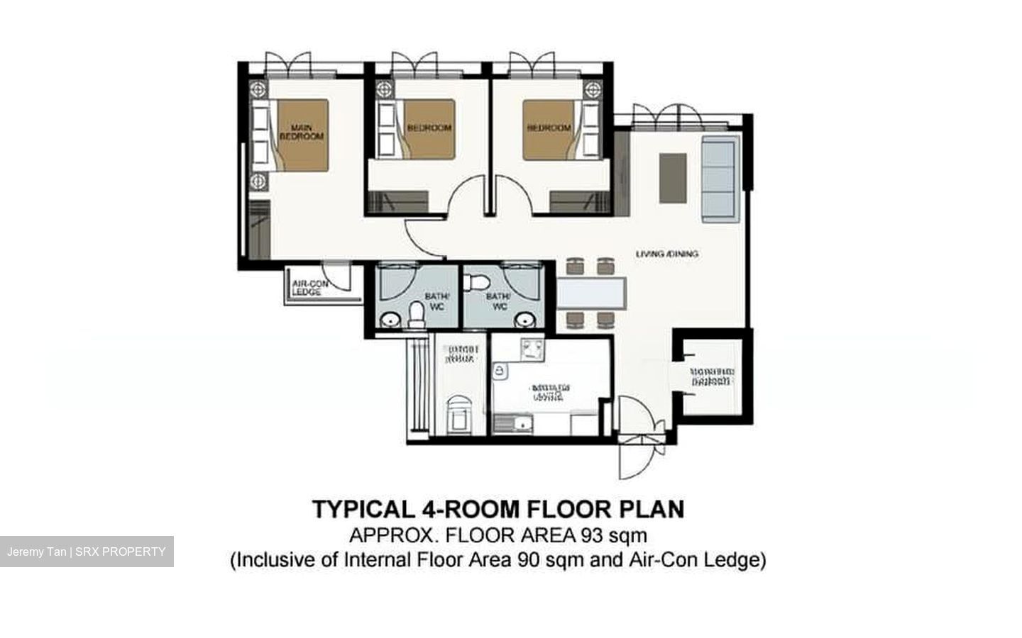 Blk 120A Punggol Edge (Punggol), HDB 4 Rooms #579229341